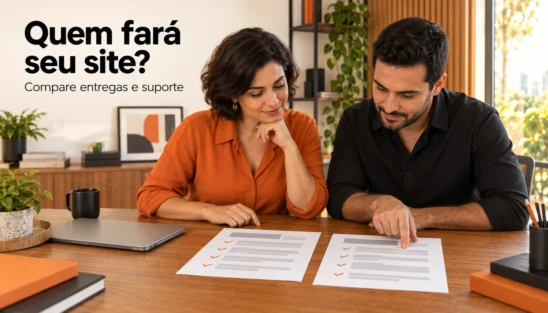Como escolher quem fará seu site: critérios e proposta