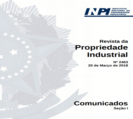 Revista da Propriedade Industrial INPI