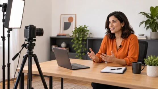 Set de gravação: como montar um espaço para videoaulas