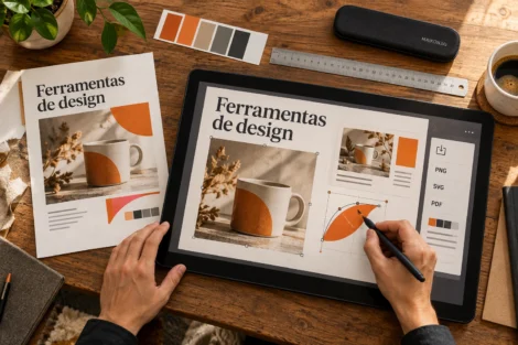 Ferramentas de design: compare criação, edição e entrega